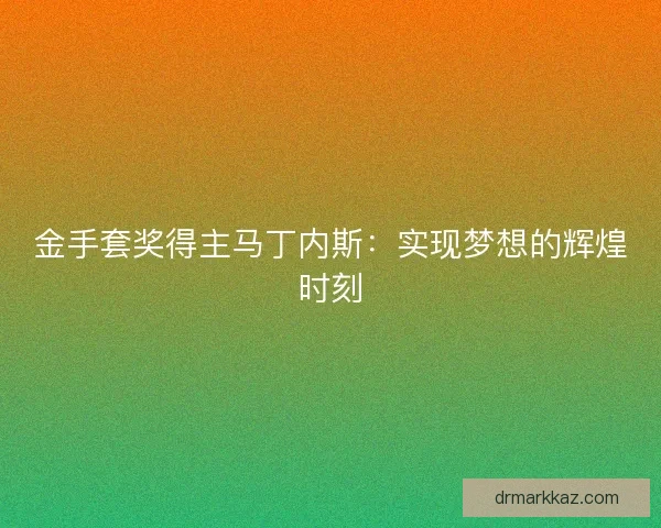 金手套奖得主马丁内斯：实现梦想的辉煌时刻